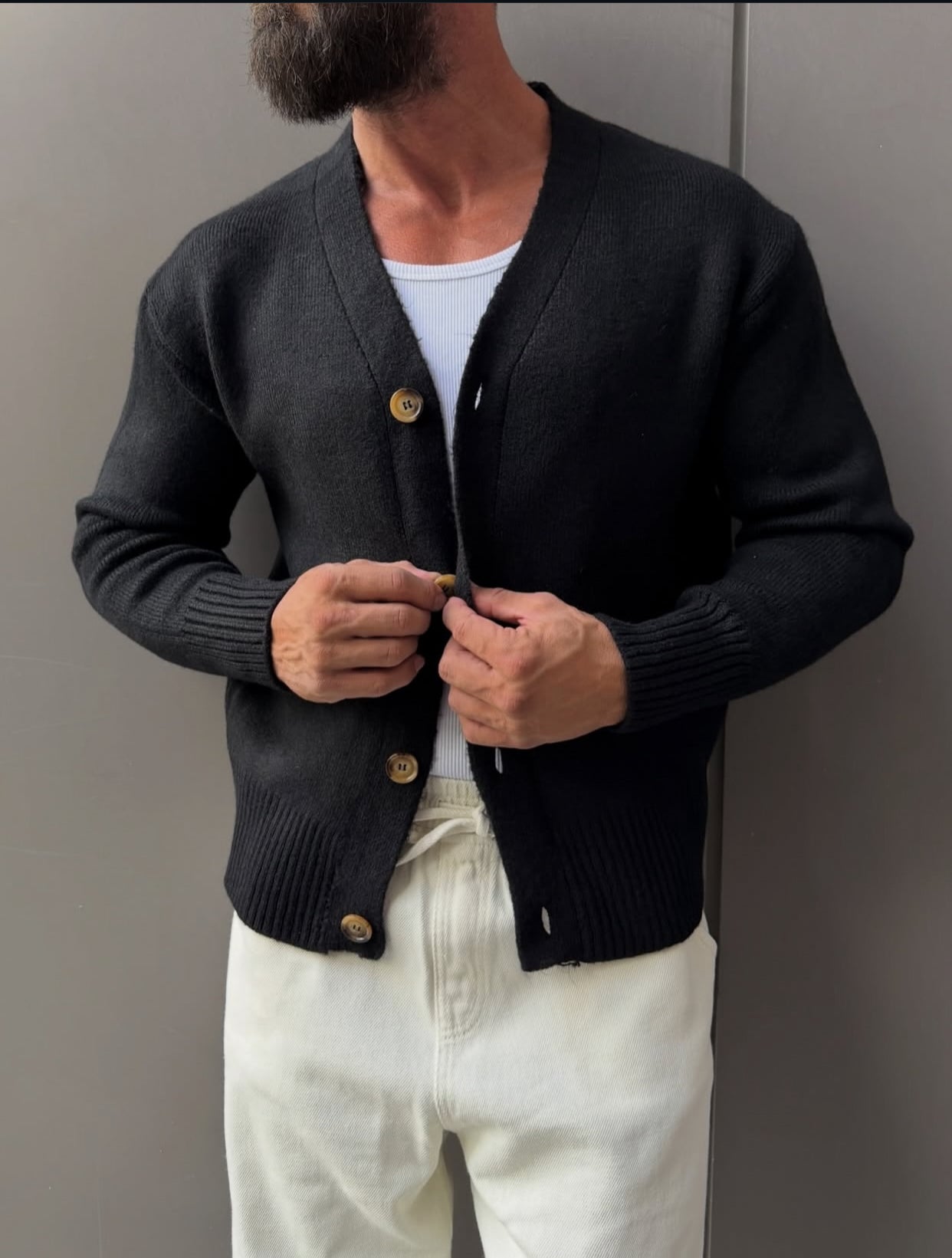 Knitwear pullover - black  0070