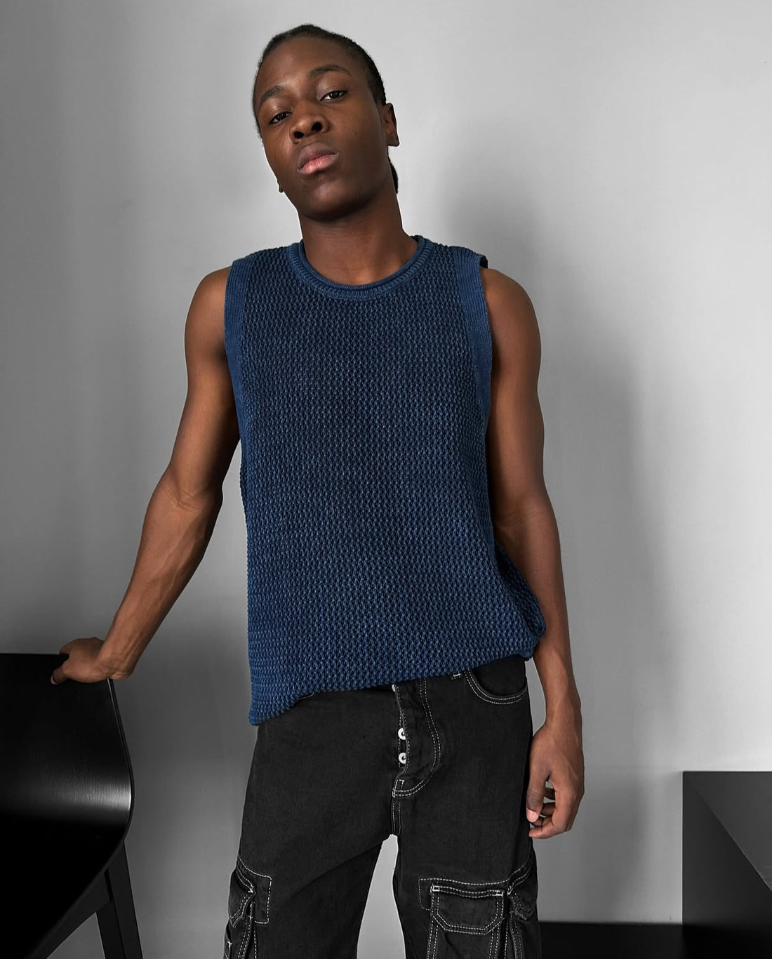 Cotton sleeveless shirt- 0029