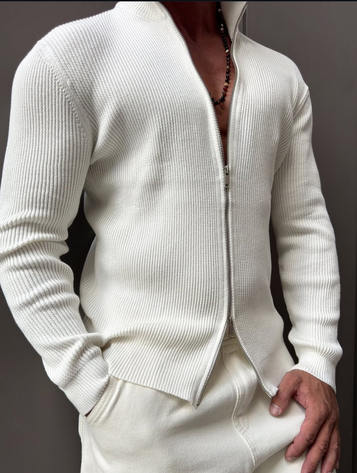 Knitwear pullover - white   0073