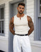 Essential Ribbed Tank Top – beige/ (0181)