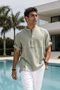 Linen Summer shirt (0219) / oiled