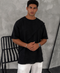 Linen Textured Oversized Summer Tshirt– (0168)