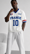 France Knit Short Sleeve V-Neck Shirt (0157)