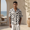 Monochrome Motion Resort Shirt-(0261)