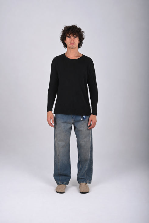 Knitwear oversized shirt (W-0062 )