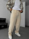 Velvet cotton pants - beige 0094