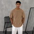 Linen Textured Oversized Summer Tshirt– (0168)