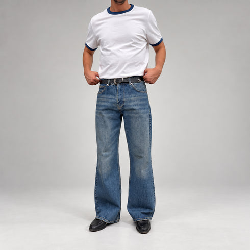 Relaxed Wide-Leg Jeans - (P-0322)