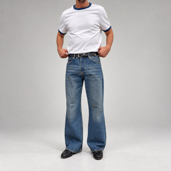 Relaxed Wide-Leg Jeans - (P-0322)