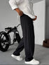 Relaxed pants - black 0066