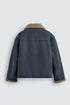 Zara Shearling-Collar Utility Jacket (ZW-0013)