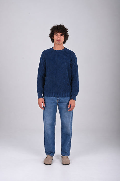 Knitwear oversized shirt (W-0061 )
