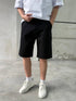 Classic black Denim Shorts - (Art-3297-TS3)
