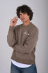 Art Life Knit Crew-Neck Sweater - (W-0327)