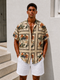 Safari Print Shirt – Sand Edition - (0190)