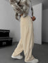 Velvet cotton pants - beige 0094