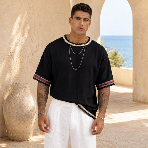Coastal Heritage Knit Tee-(0259)