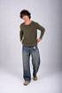 Knitwear oversized shirt (W-0062 )