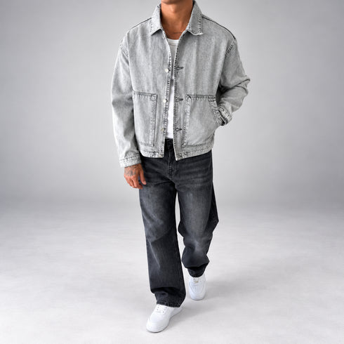 Washed Denim Jacket - (W-0318)
