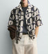 Zara Abstract Print Resort Shirt ( 0296)