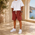 Linen Drawstring Shorts - (0263)
