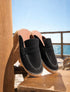 Suede Espadrille Loafers – (0246)