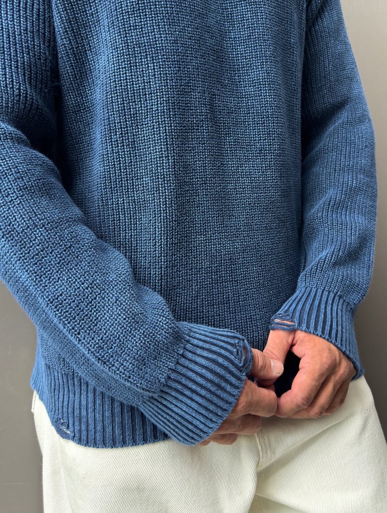 Knitwear oversized shirt -   0061