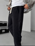 Velvet cotton pants - black 0094