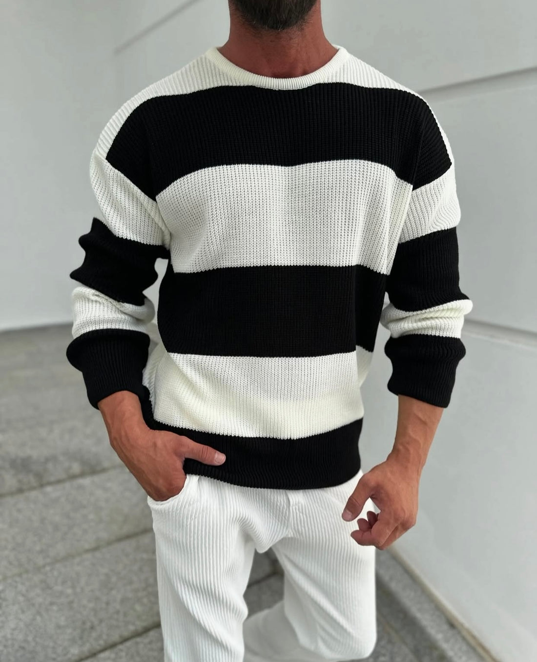 Knitwear oversized shirt - 0063