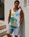 Yellow flag tank-top - (0224)