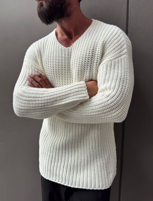 Knitwear pullover - white 0074