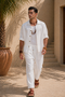 Linen Resort Set – 0117 - white