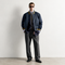 ZARA-CONTRAST RELAXED FIT BOMBER JACKET (ZW-0002)