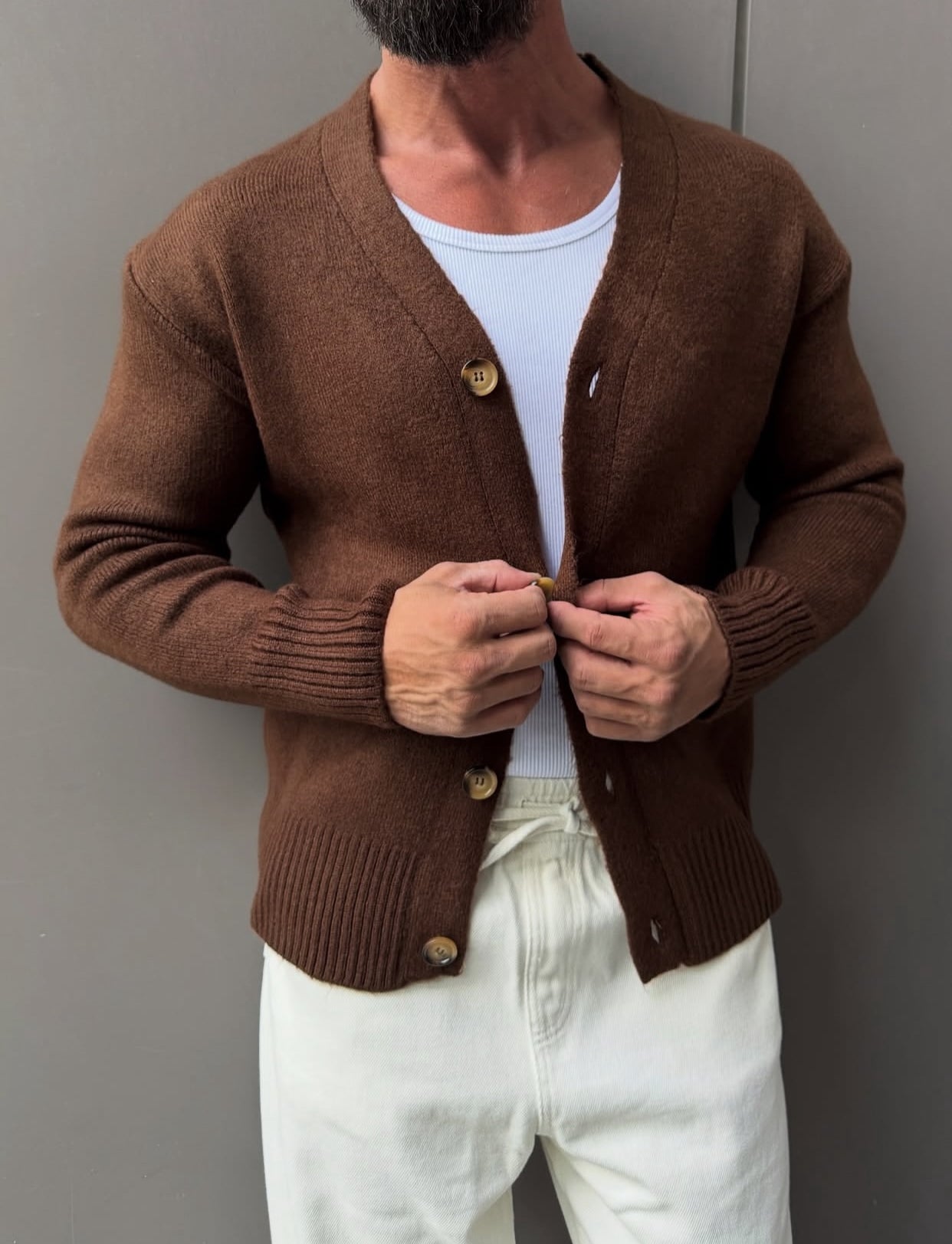 Knitwear pullover - brown 0070