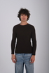 Textured Knit Crewneck Sweater- (W-0329)