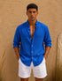 Linen Relaxed Shirt – (0124)