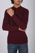 Ribbed Knit Henley Sweater -(W- 0323)