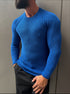 Slim fit pullover - blue 0103