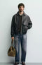 ZARA LEATHER EFFECT JACKET (ZW-0017)