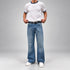 Relaxed fit Vintage Wash-Jeans- (P-0334)