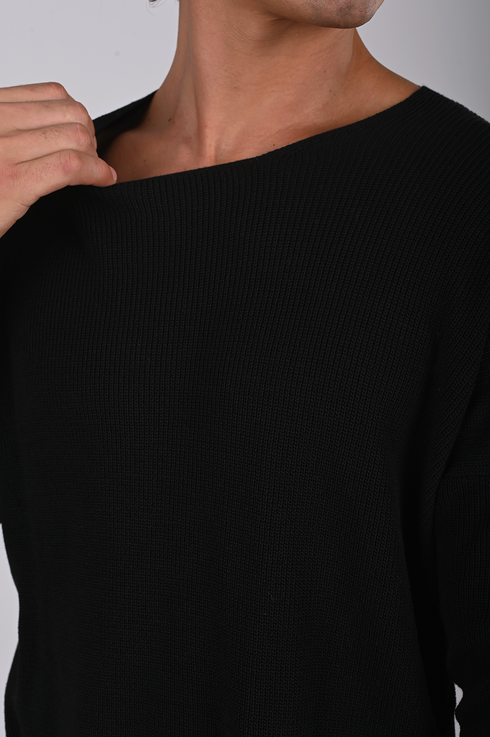 Knitwear oversized shirt (W-0062 )