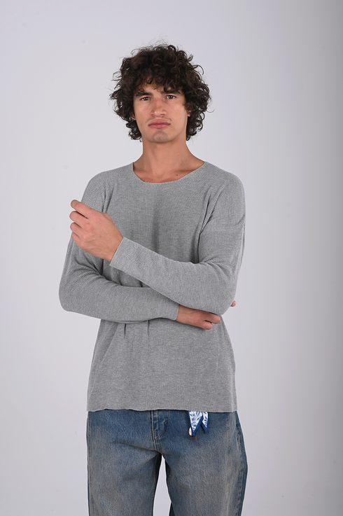 Knitwear oversized shirt (W-0062 )