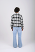 Oversized Plaid Overshirt (W-0325)