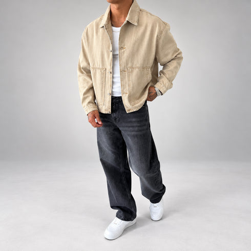 Washed Denim Jacket - (W-0318)
