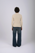Ribbed Knit Henley Sweater -(W- 0323)
