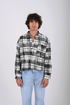 Oversized Plaid Overshirt (W-0325)