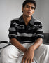 Oversized knitwear shirt -Balck- (0021)