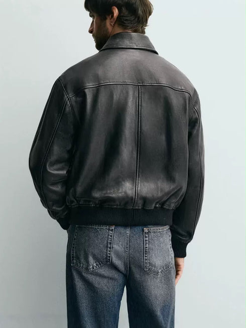 ZARA LEATHER EFFECT JACKET (ZW-0017)