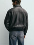 ZARA LEATHER EFFECT JACKET (ZW-0017)
