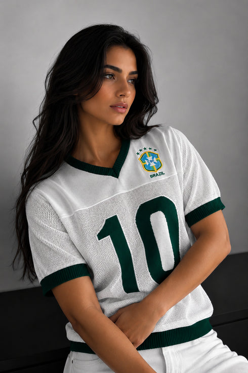 Brazil Knit Jersey - (0218) white
